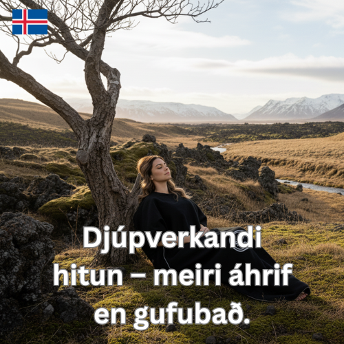 Nordica - Innrautt gufubaðteppi